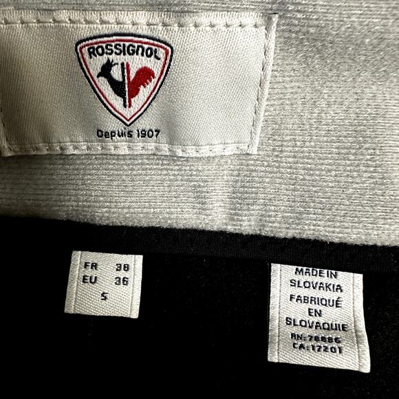 Rossignol Fuseau Ski Pants Snow Winter Skinny Stretch Slim Fit Outdoor Black S - Picture 5 of 9